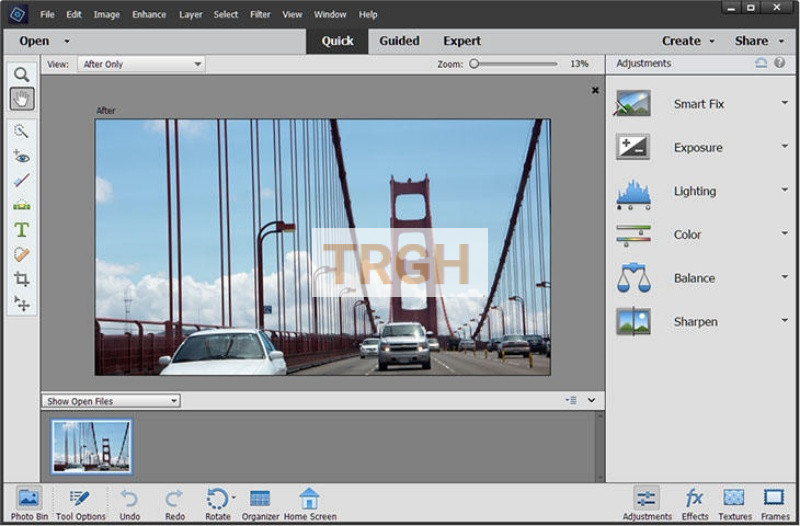 Adobe Photoshop Elements hỗ trợ chỉnh sửa, quản lý ảnh và video